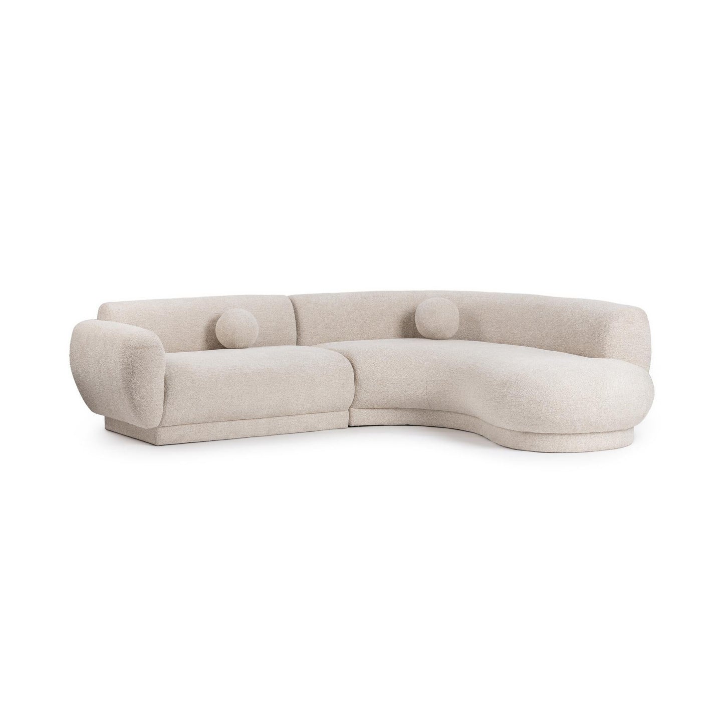 Serena - 2 Piece Sectional - Buttercream