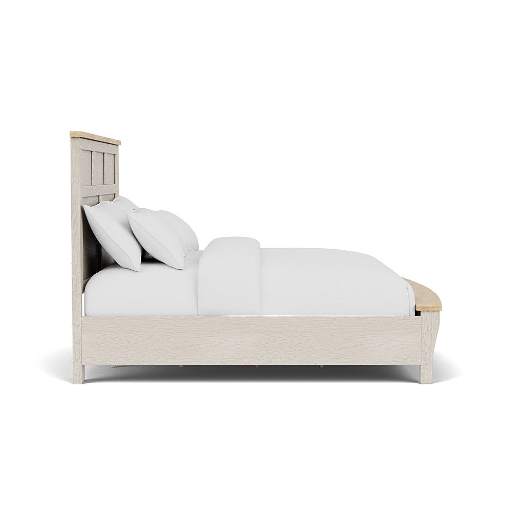 Glenndale - King Headboard - Aged White