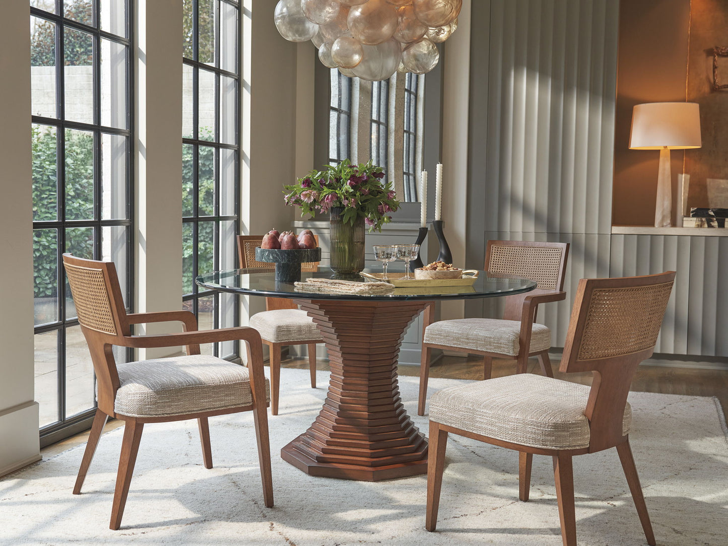 La Costa - Cabrillo Glass Top Dining Table