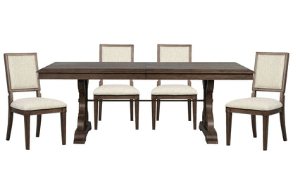 Jubilee - Extendable Trestle Dining Table Set