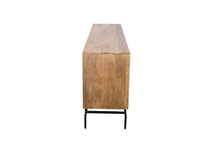 Everett - Server - Rustic Brown Mango / Ivory Bone / Grey Resin