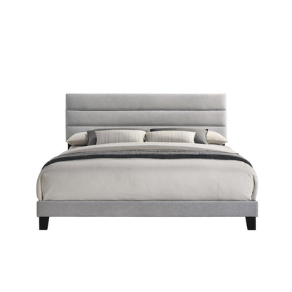 Asher - 6/6 Eastern King Headboard, Footboard, And Slats - Smoke