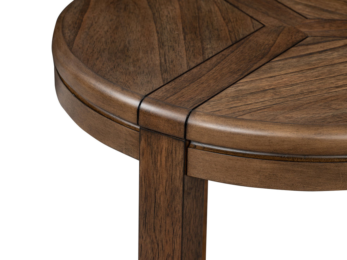 Connolly - Round End Table - Brown