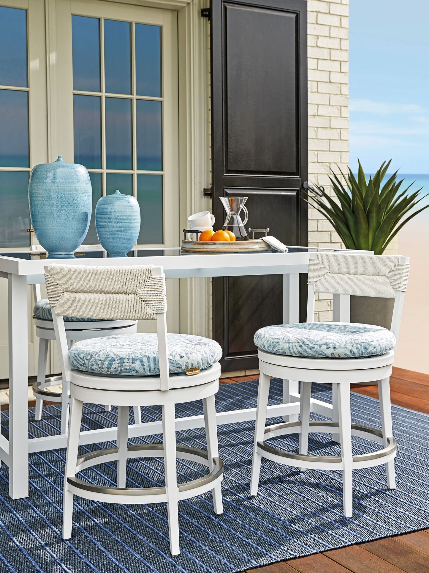 Ocean Breeze Promenade - Bistro Table - White