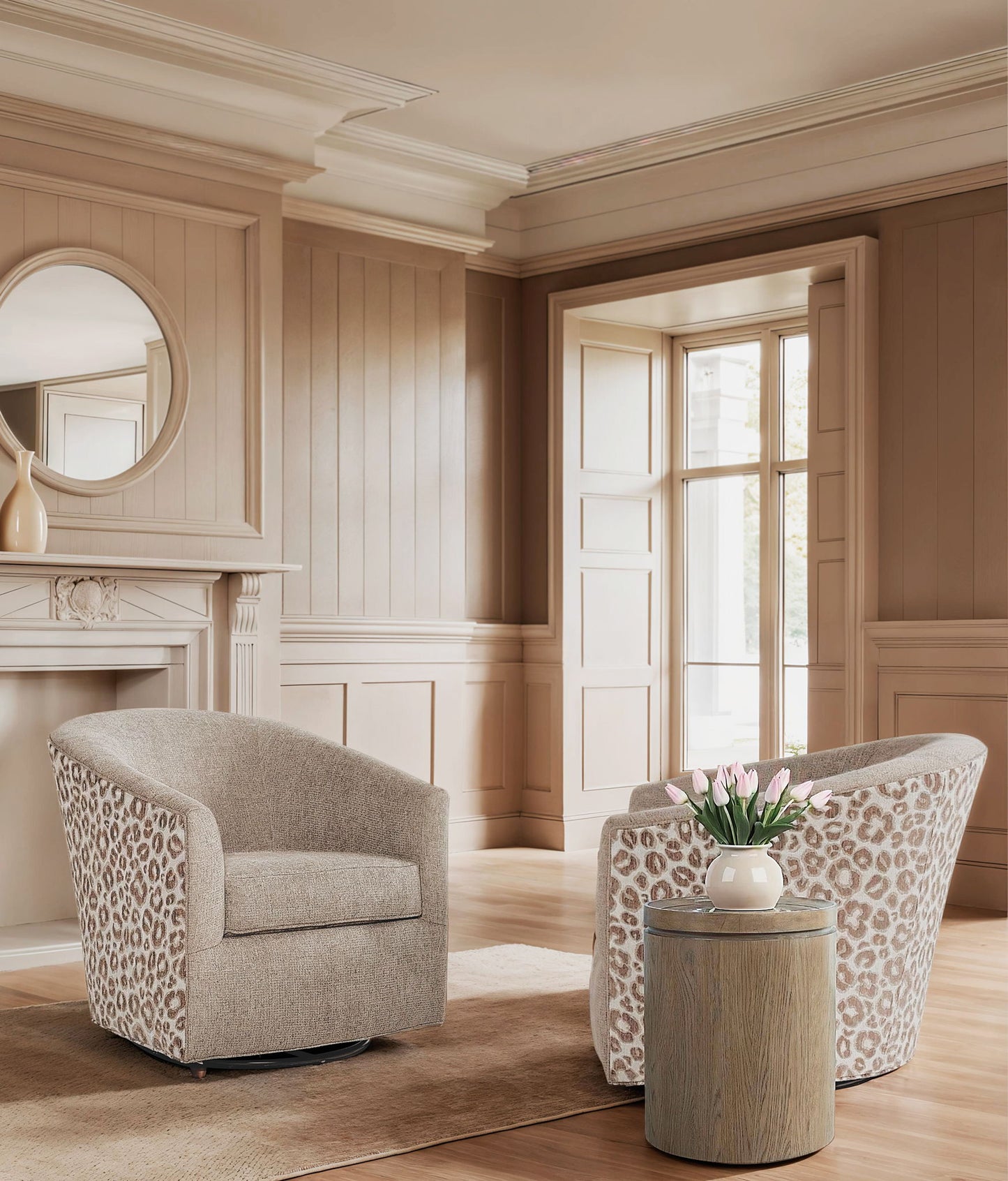 Sonnet - Round Side Table - Dark Gray