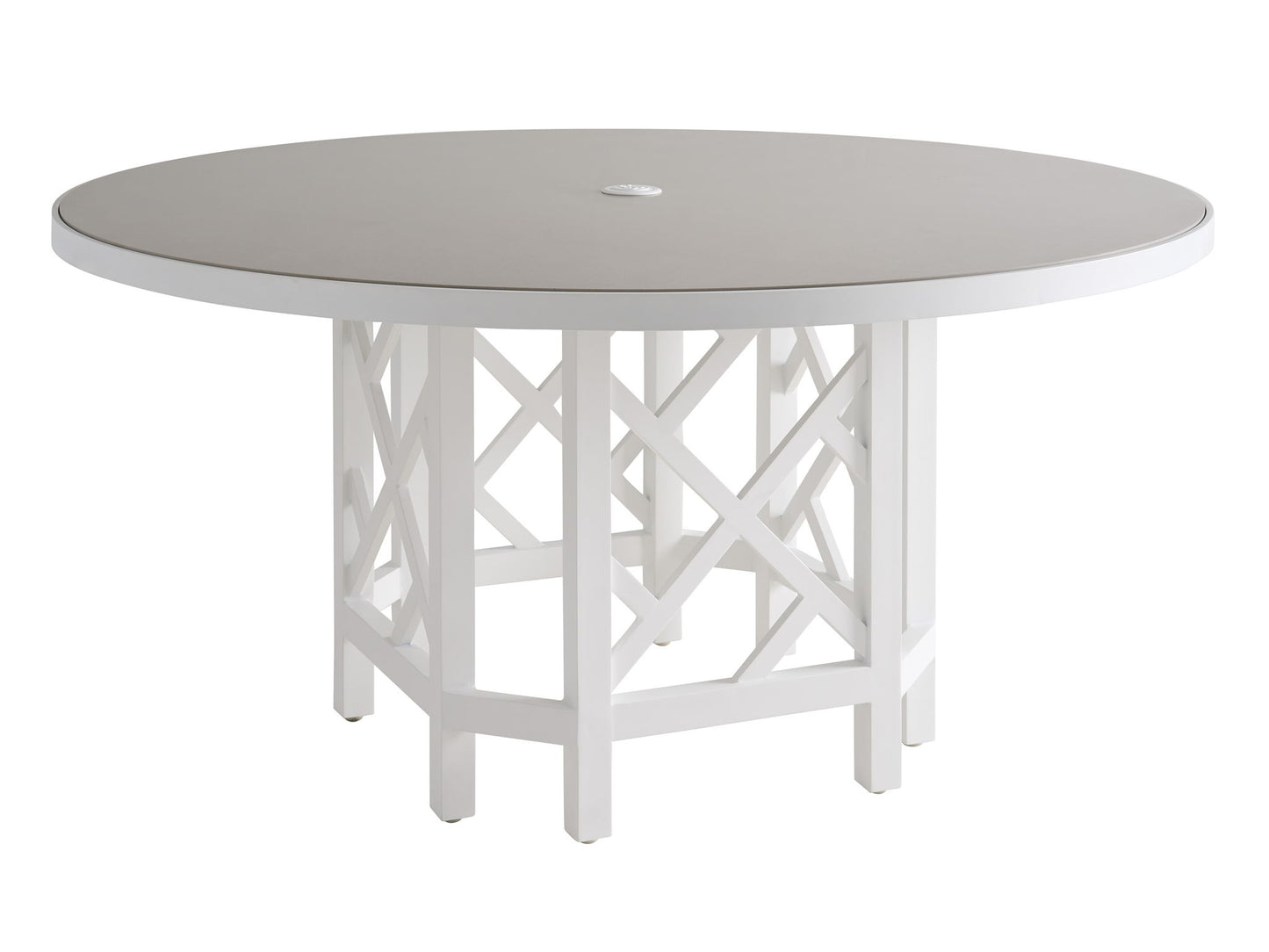 Island Classic - Round Dining Table - White
