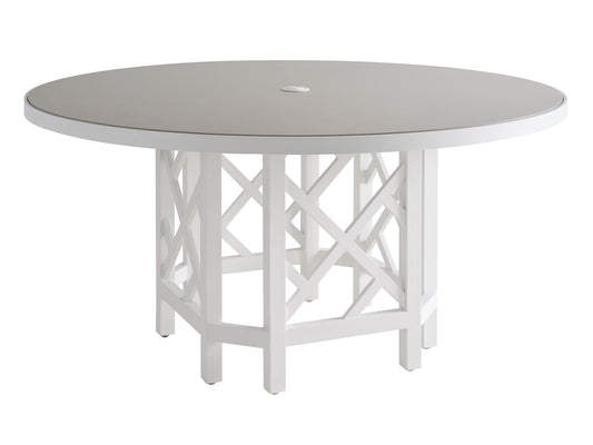 Island Classic - Round Dining Table - White