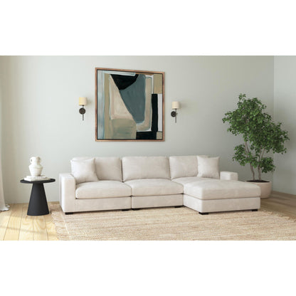 Arizona - Modular Armless Chair - Steno Beige