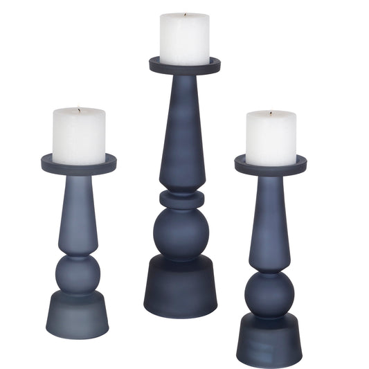 Cassiopeia - Glass Candleholders (Set of 3)