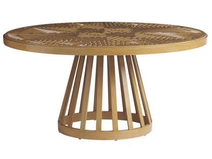 Los Altos Valley View - Round Dining Table - Light Brown