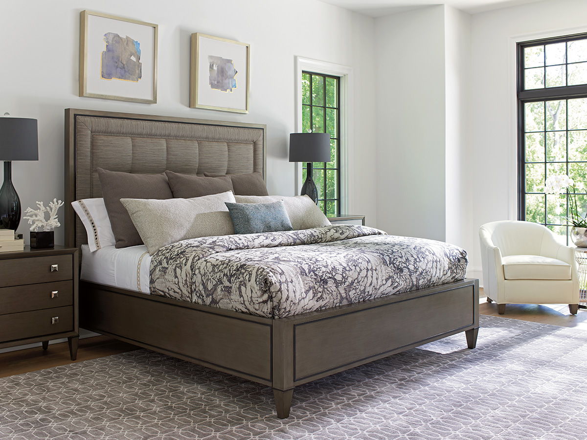 Ariana - St. Tropez Upholstered Panel Bed