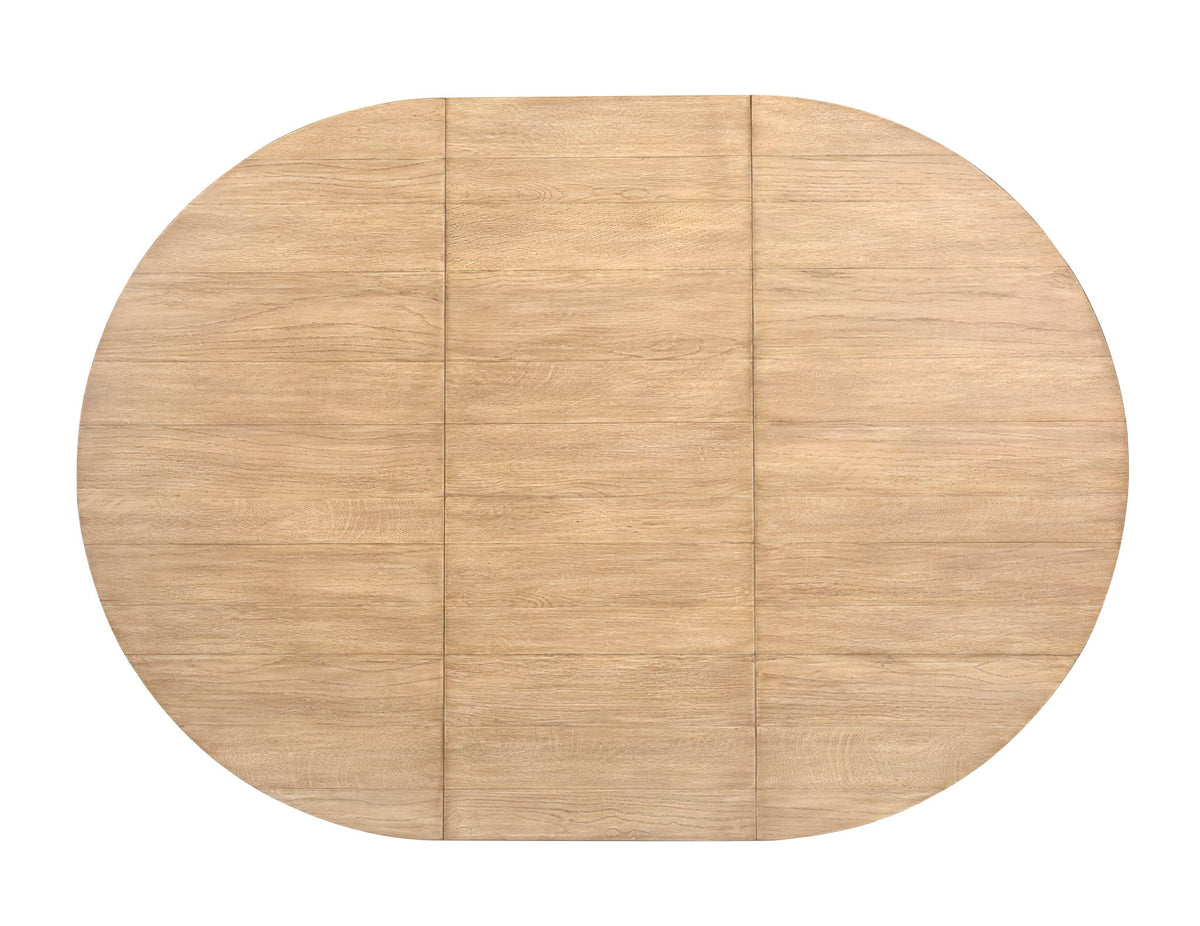 Coventry - Extendable 48" Round Dining Table - Honey Maple