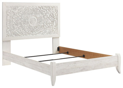 Paxberry - Queen Panel Headboard - Whitewash