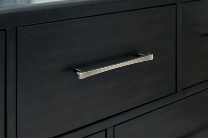 Rowanbeck - Five Drawer Chest - Black
