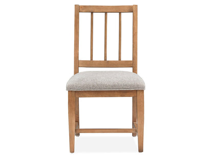Lindon - Dining Side Chair With Upholstered Seat (Set of 2) - Gray