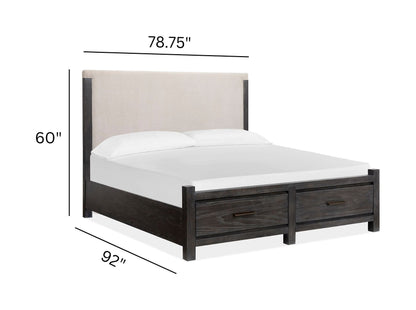Plum Creek - Upholstered Panel Storage Bedroom Set