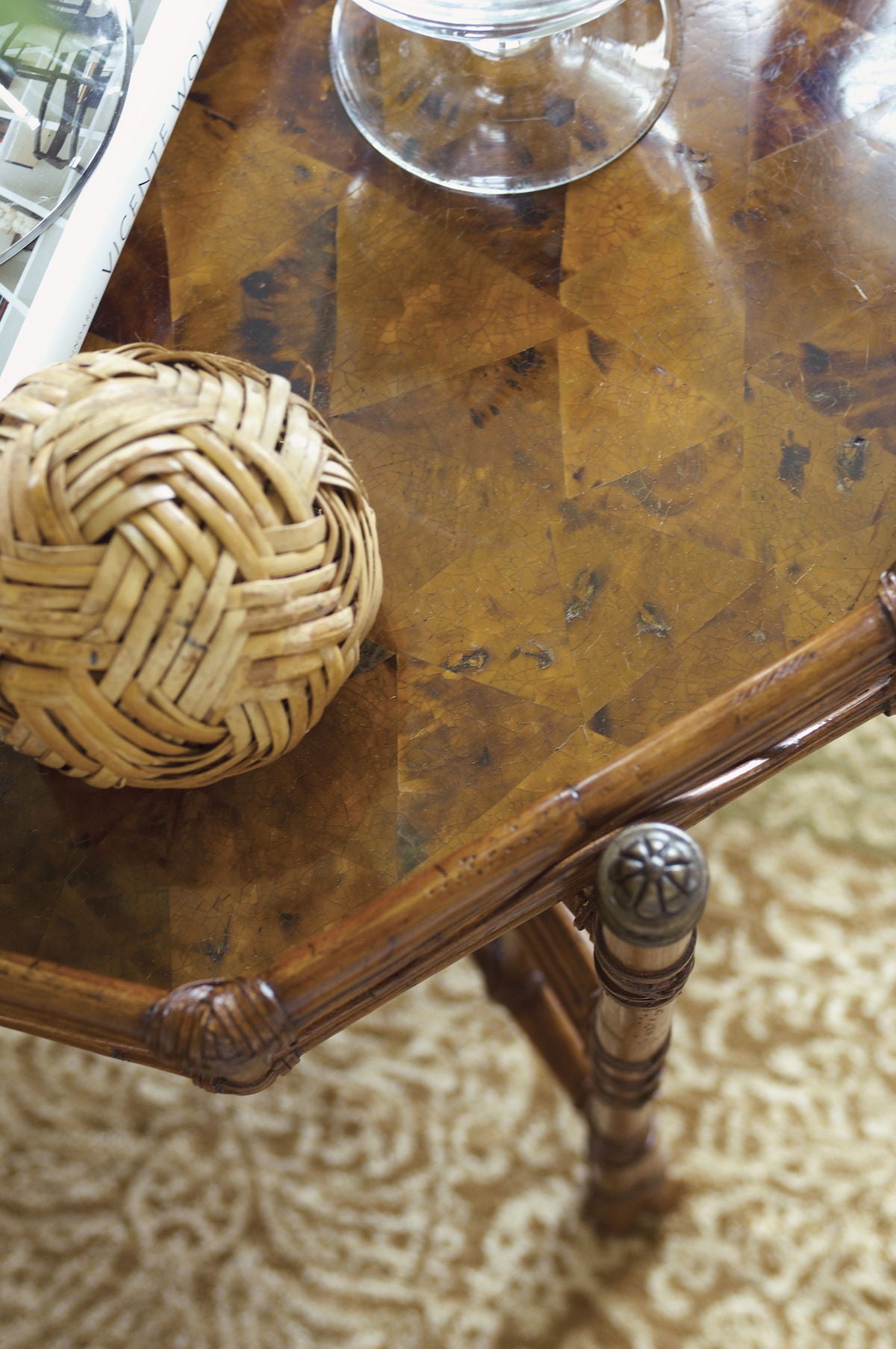Island Estate - Key Largo End Table - Dark Brown