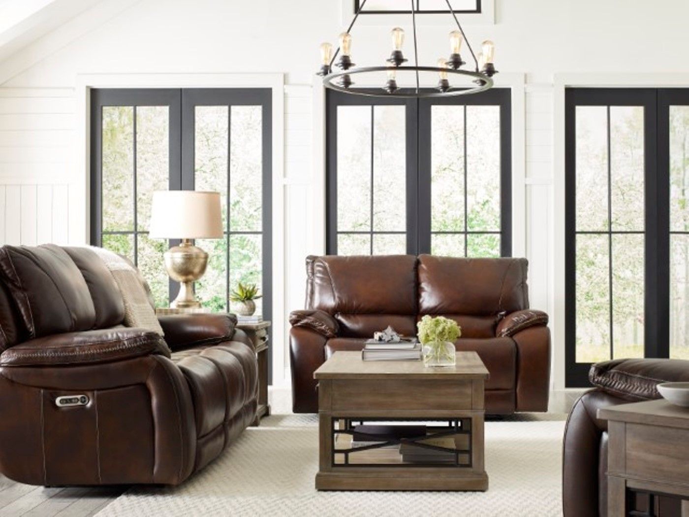 Vail - Power Reclining Loveseat - Burnt Sienna
