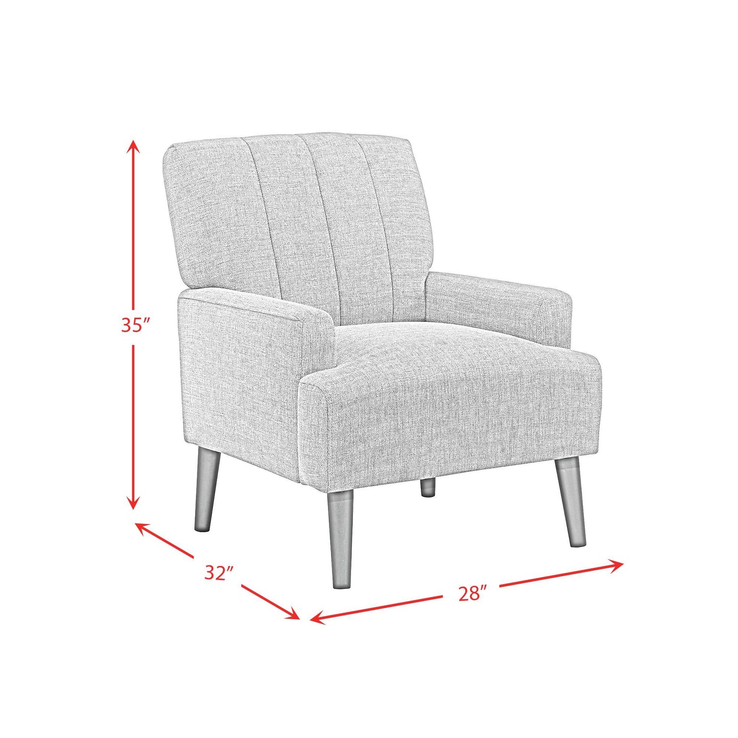 Kiwi - Chair With Channel Back
