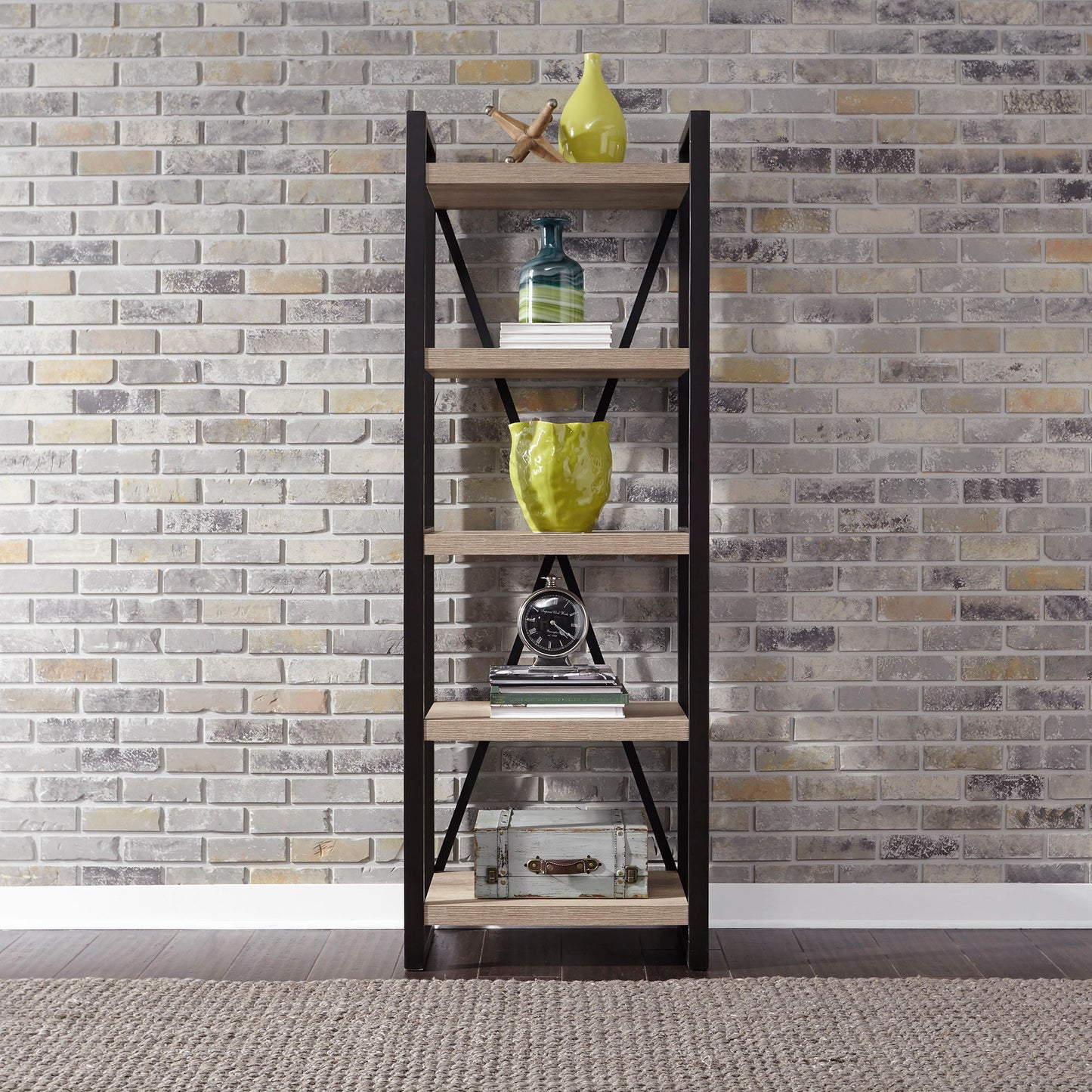 Sun Valley - Tall Pier Unit With Faux Metal - Sandstone