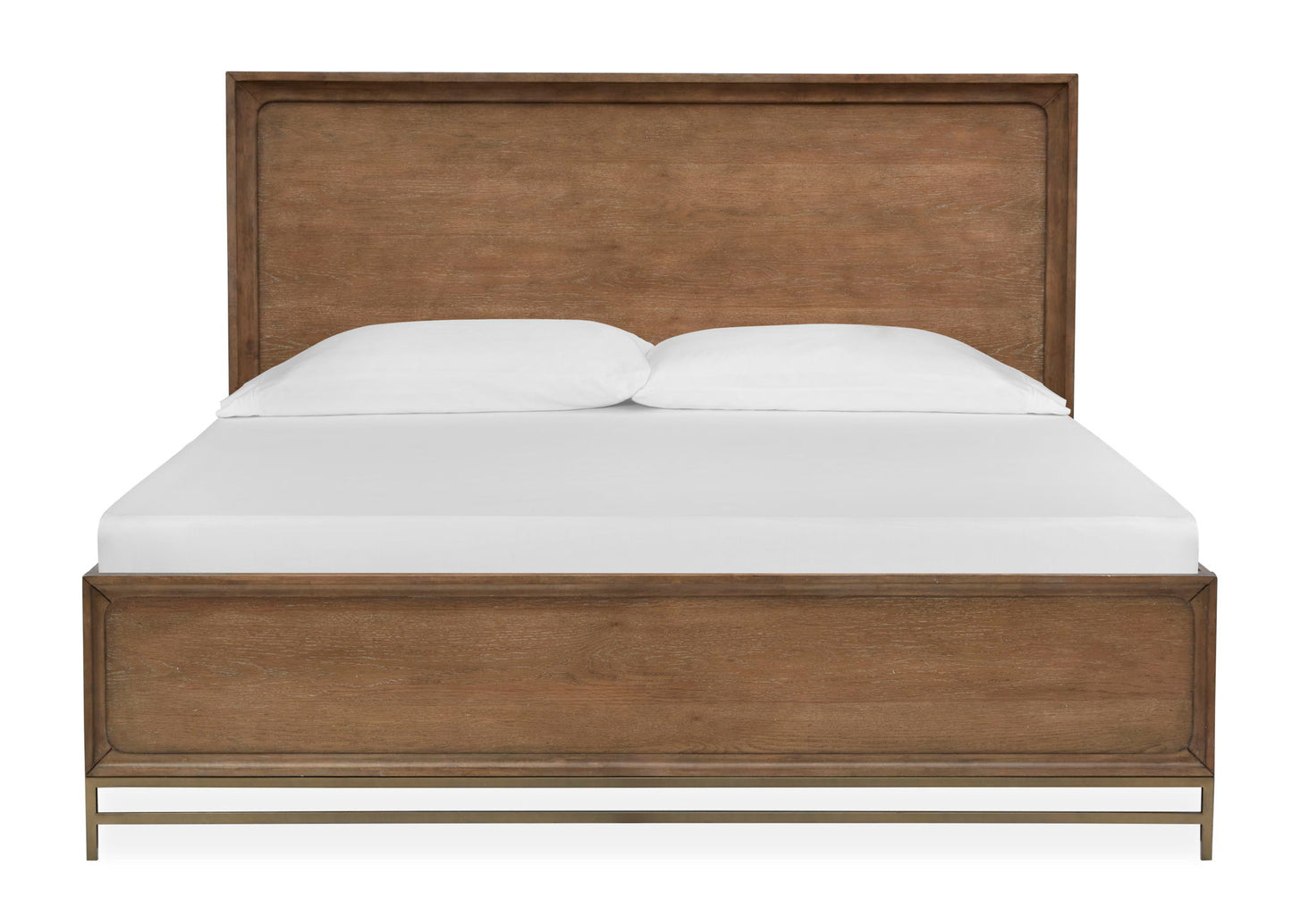 Lindon - Queen Panel Bed Footboard - Belgian Wheat