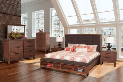 Cagney - 5/0 Queen Headboard - Chestnut
