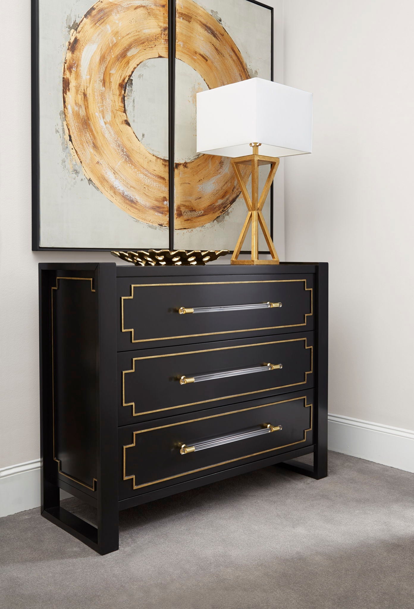 Lowery - Hall Chest - Black