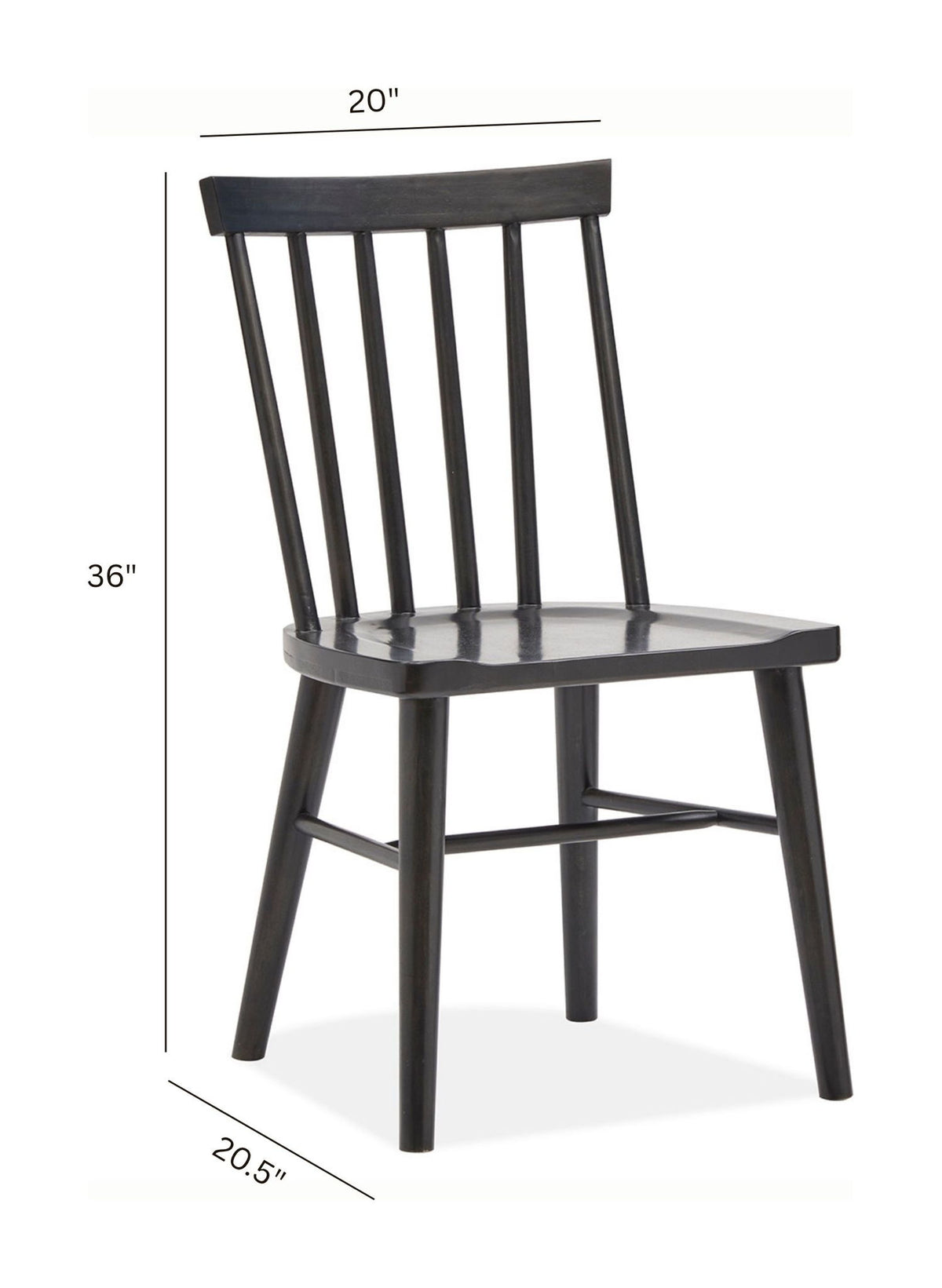 Lindon - Dark Dining Side Chair (Set of 2) - Coffee Bean