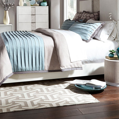 Mirage - Panel Bed Rails - Wirebrushed White