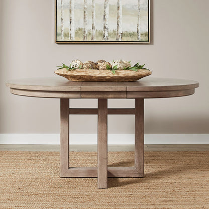 Proximity Place - Round Pedestal Table Top - Barley Buff
