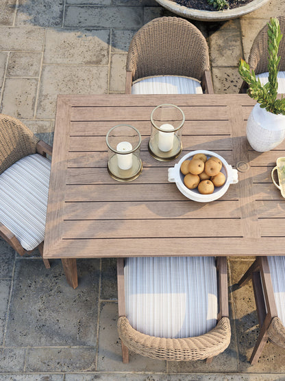 Isle Of Palms - Teak Rectangular Dining Table - Light Brown
