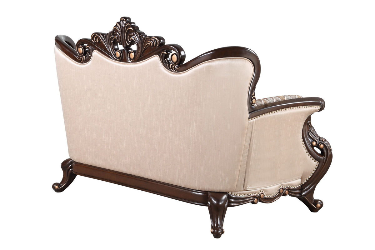 Constantine - Loveseat (KD) - Red / Cherry
