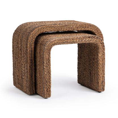 Luma - Nesting Tables (Set of 2) - Harvest Abaca