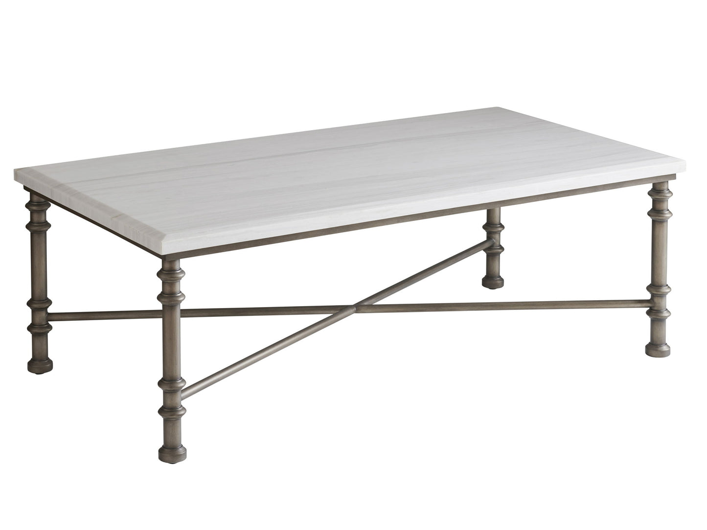 Ocean Breeze - Flagler Rectangular Marble Top Table