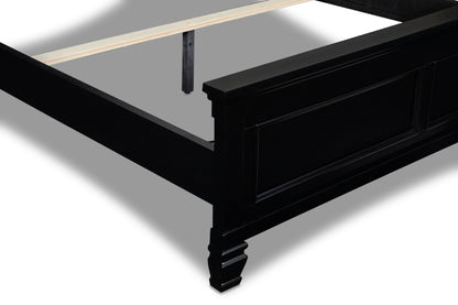 Tamarack - 4/6 Full Headboard, Footboard & Slats - Black
