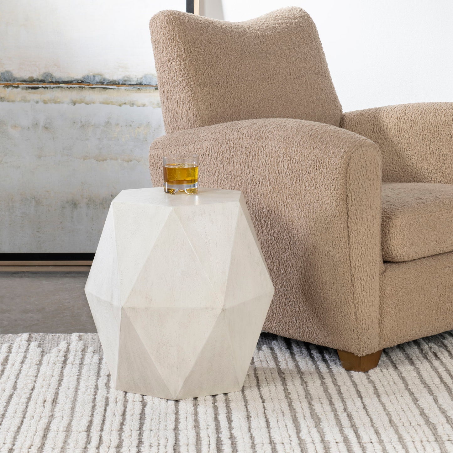 Volker - Geometric Accent Table