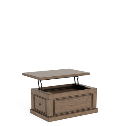 Hamilton - Lift-Top Trunk Cocktail Table - English Oak