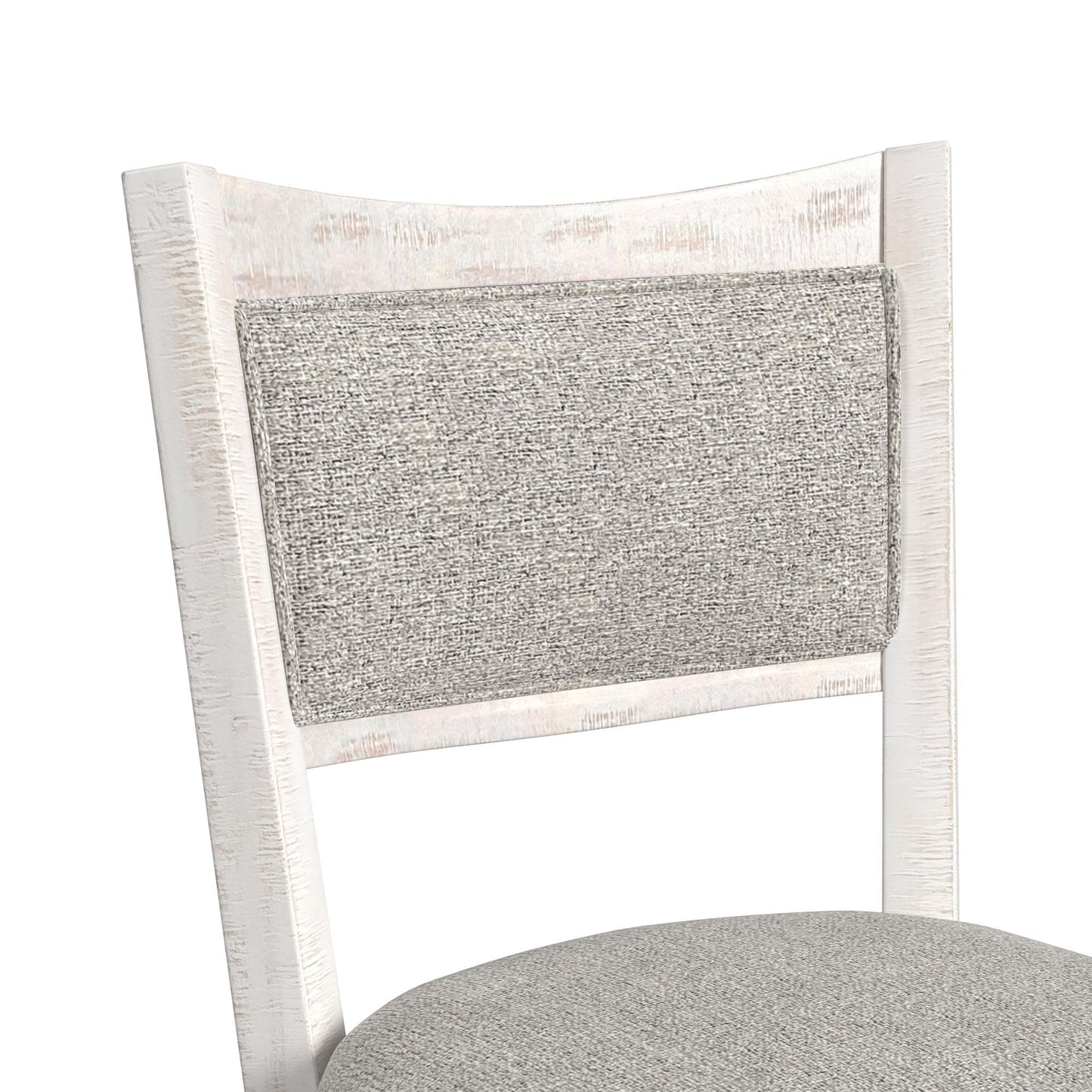 Rogen Rustic - Swivel Bar Stool (Set of 2) - Rustic White