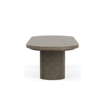 Sariel - Double Pedestal Dining Table Base - Dark Brown