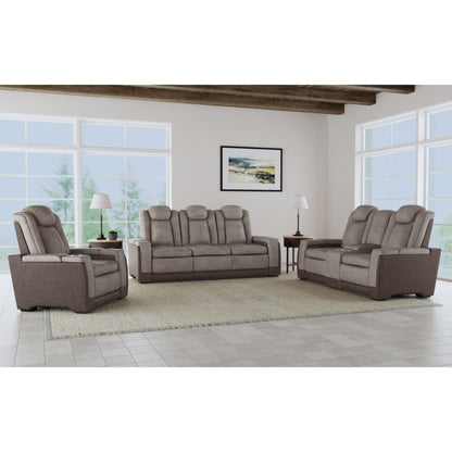 Lantana - Power Motion Loveseat With Power Headrest, LED, And Console