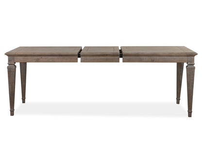 Lancaster - 3 Piece Extendable Rectangular Dining Table Set