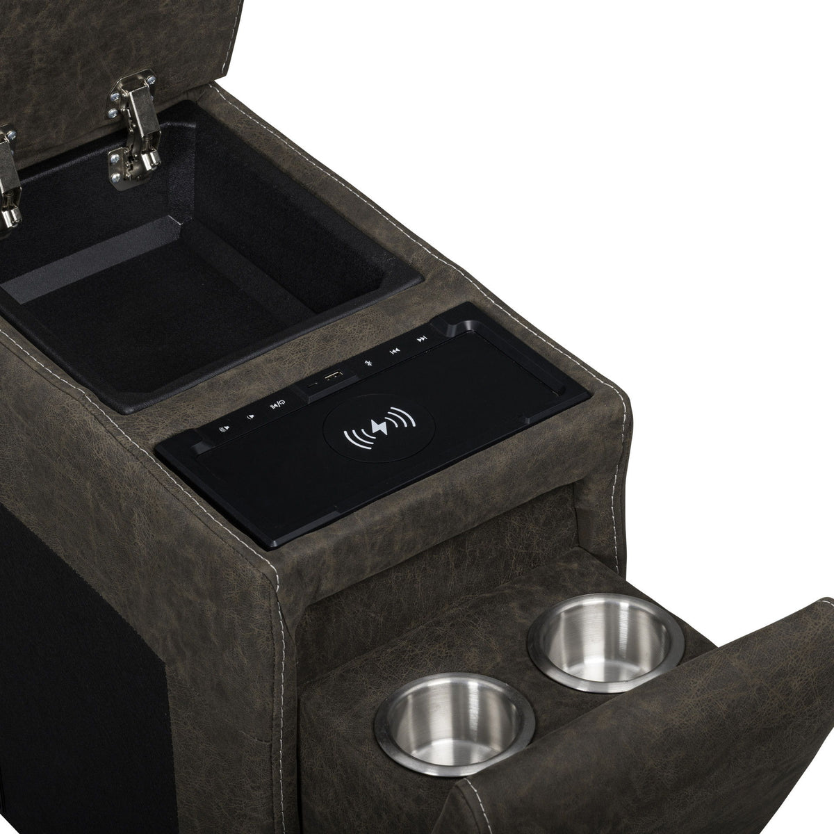 Gaia - Storage Console With Speakers - Sable