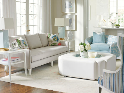 Avondale - Clarendon Upholstered Cocktail Table - White
