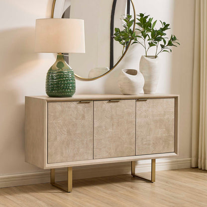 Maeva - 3 Door Cabinet - Light Wood