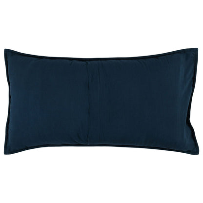 Caleb - Hand Stitched King Quilt - Midnight Blue
