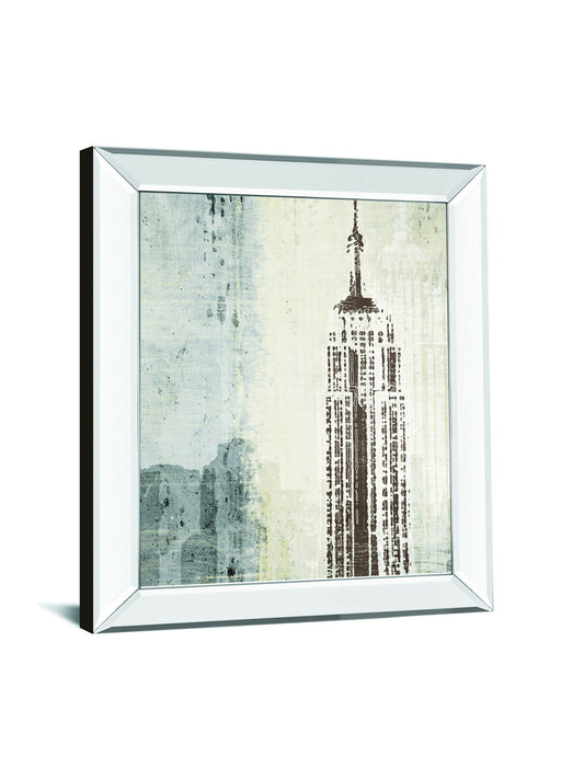 Edifioe II By Venter, T - Mirror Framed Print Wall Art - Gray