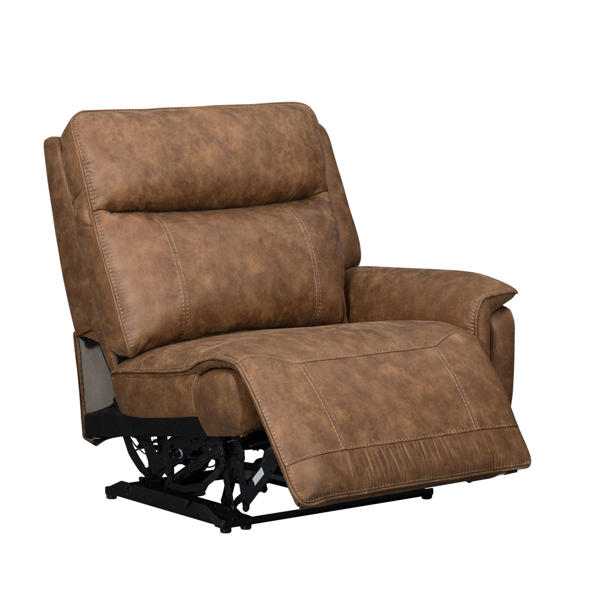 Kyra - RAF Recliner With Power Headrest, Footrest, Massage, Heat - Saddle