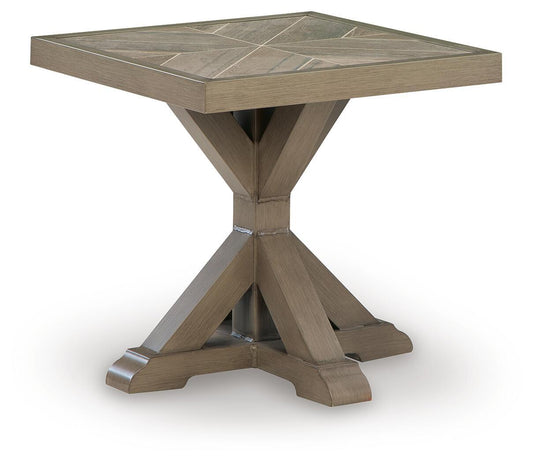 Laguna Heights - Square End Table - Beige