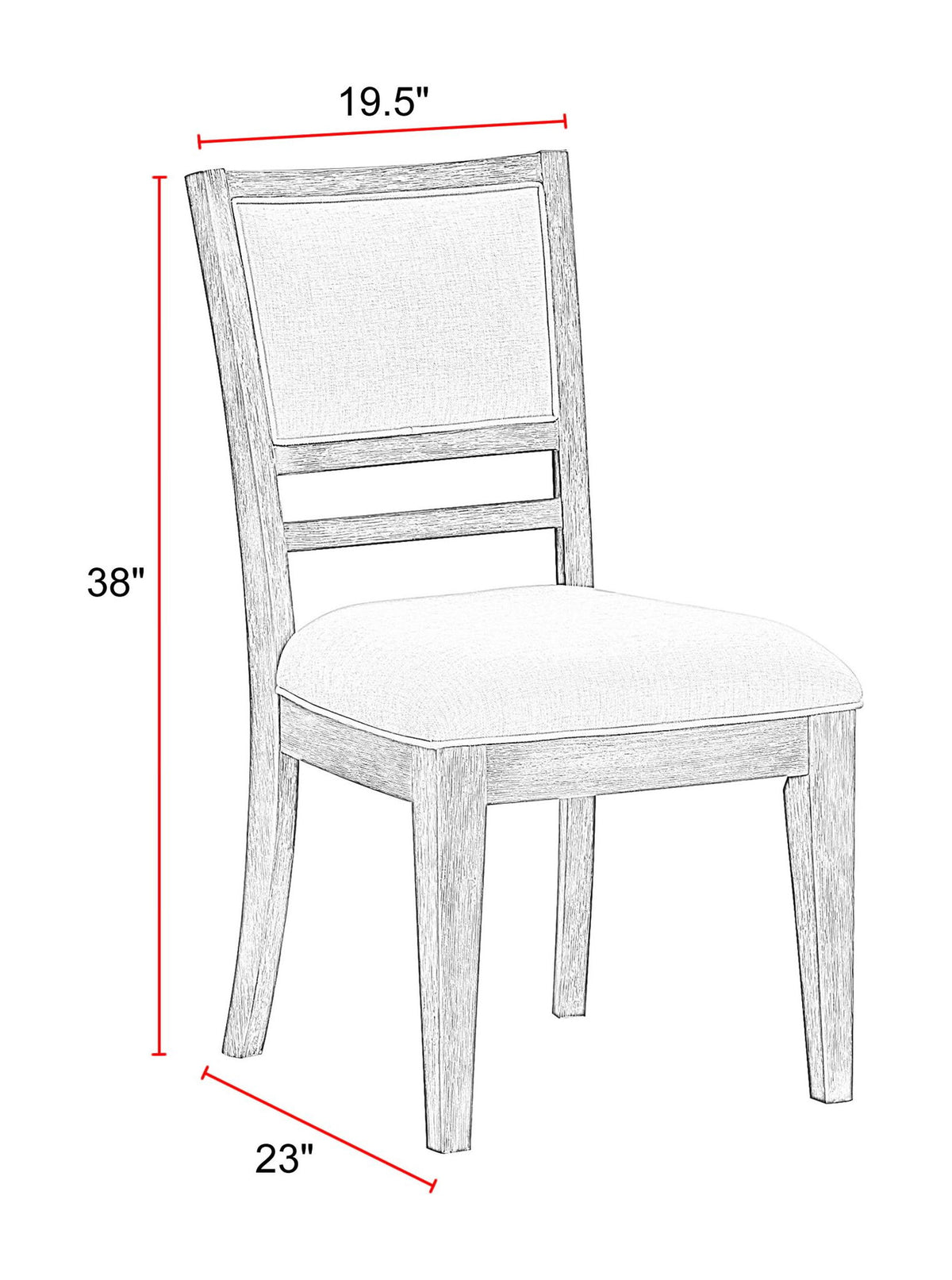Breckenridge - Upholstered Dining Chair (Set of 2) - Brown