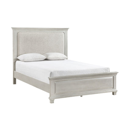 Silver Sands - 5/0 Queen Panel Footboard & Slats - Gray